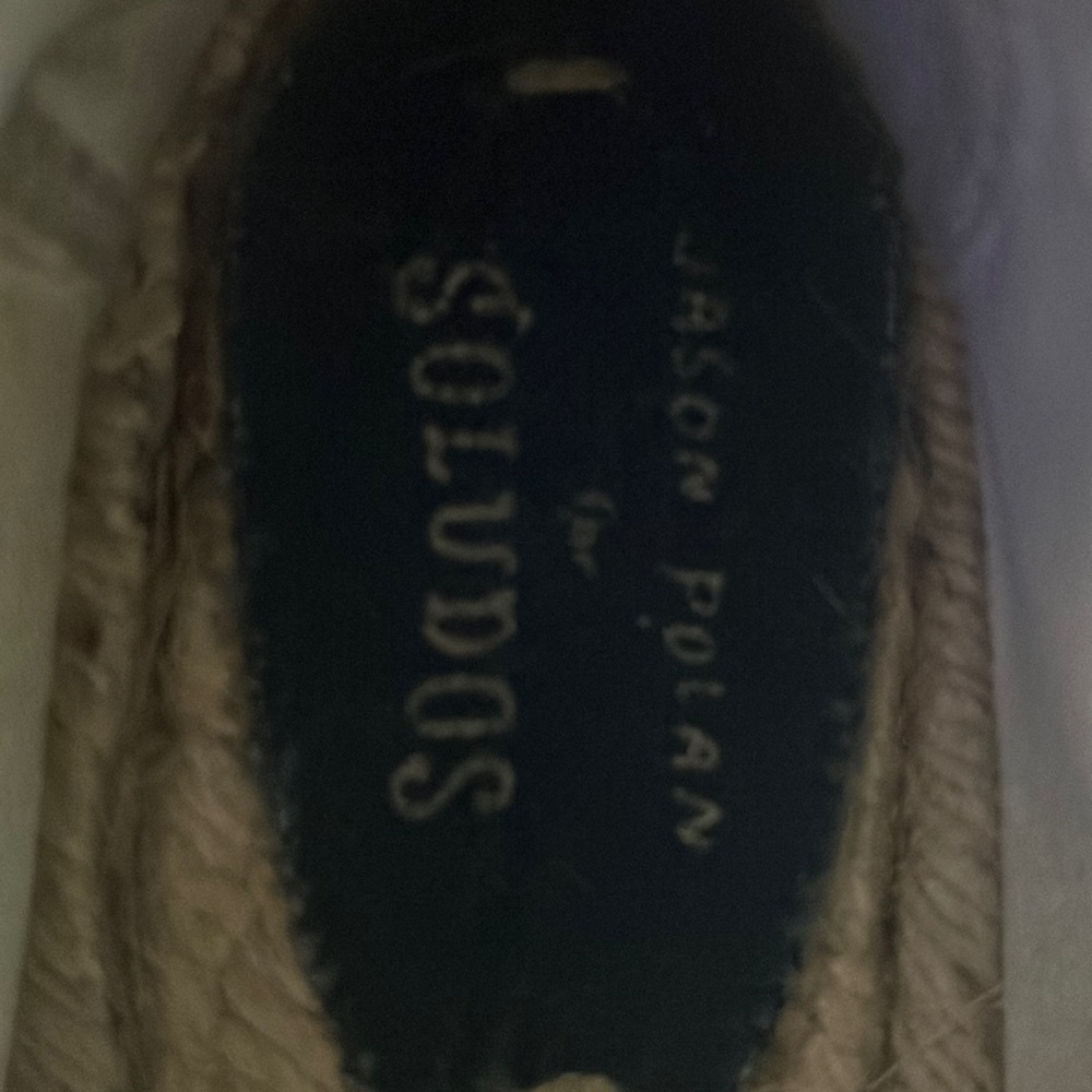 American Artist Jason Polan for Soludos smoking slipper espadrilles - Picture 3 of 4